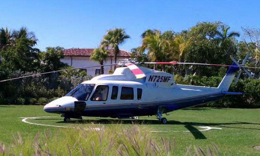 Helicopter Sikorsky S-76C Serial 760532 Register N725MF N66CP N2017F used by Sikorsky Helicopters. Built 2002. Aircraft history and location