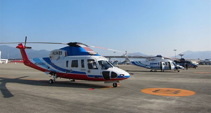 Helicopter Sikorsky S-76C Serial 760521 Register HL-9489 HL9489 VH-BKS B-KCC N9017M used by Helikorea ,Sky Shuttle Helicopters. Built 2001. Aircraft history and location