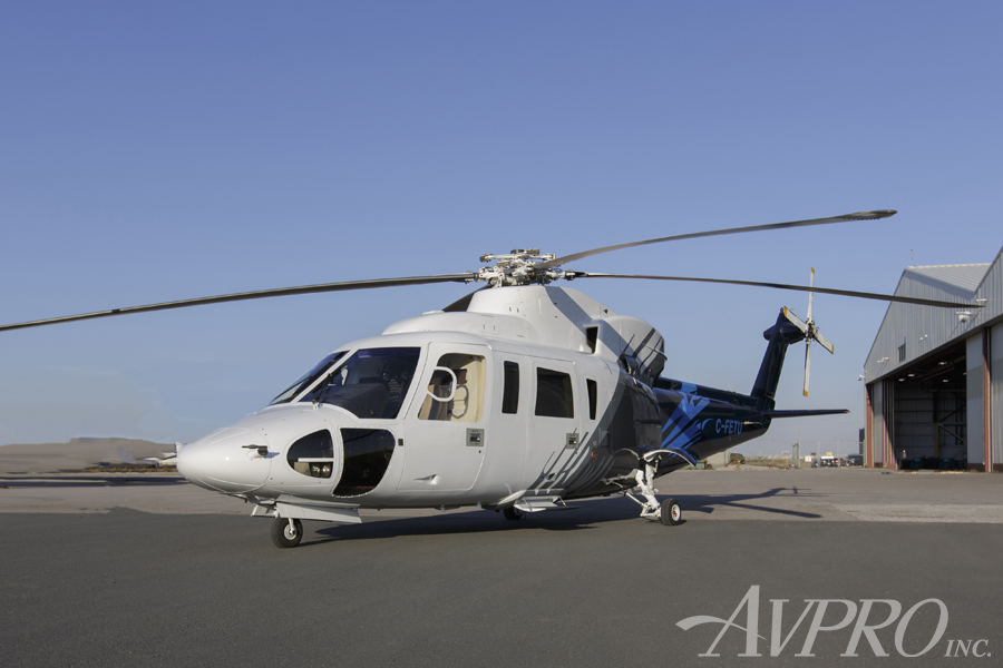 Helicopter Sikorsky S-76C Serial 760453 Register C-FETU N153AE N301CV N381CV. Built 1996. Aircraft history
