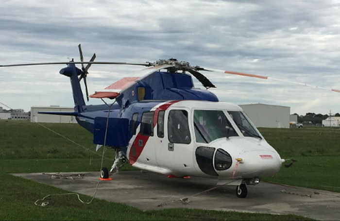 Helicopter Sikorsky S-76C Serial 760580 Register N868AL used by Bristow US ,CFS Air ,Air Logistics. Built 2004. Aircraft history and location