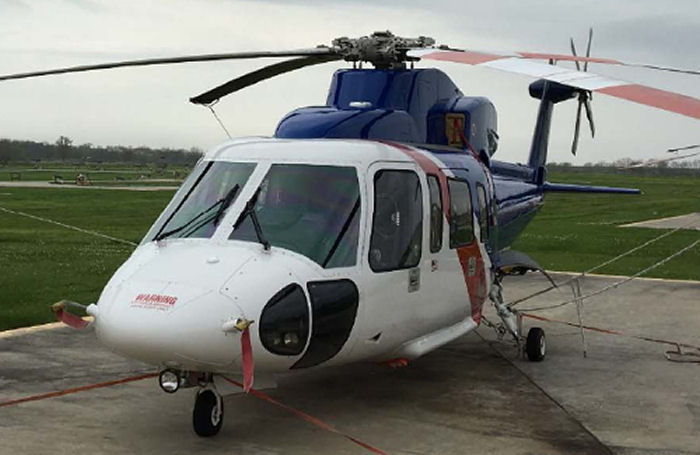 Helicopter Sikorsky S-76C Serial 760529 Register N861AL used by CFS Air ,Air Logistics. Built 2002. Aircraft history and location