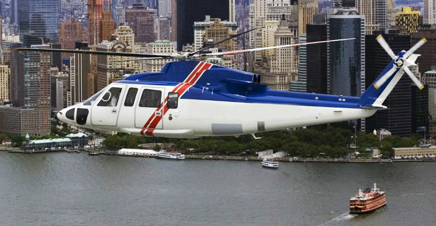 Helicopter Sikorsky S-76C Serial 760741 Register F-HCDC N741A used by Heli-Union. Built 2008. Aircraft history and location