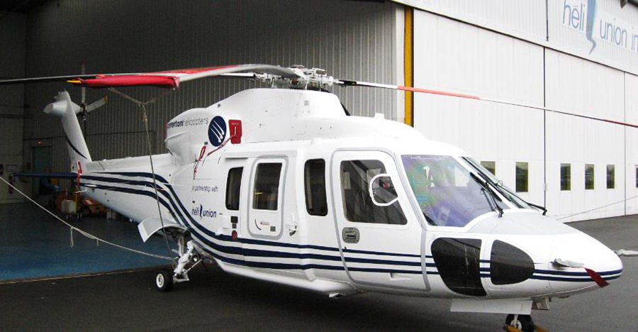 Helicopter Sikorsky S-76C Serial 760741 Register F-HCDC N741A used by Heli-Union. Built 2008. Aircraft history and location