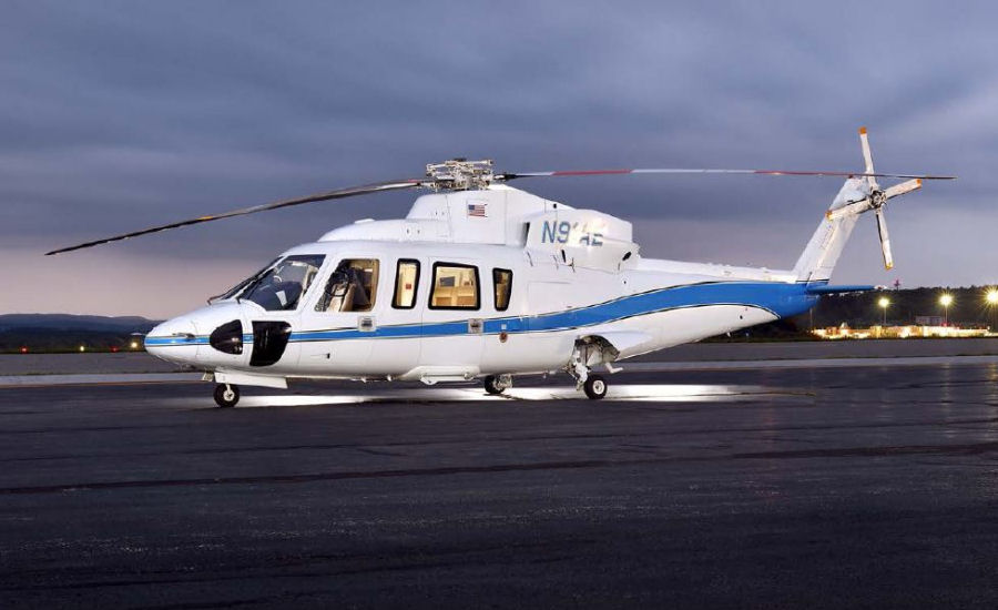 Helicopter Sikorsky S-76C Serial 760552 Register N91AE. Built 2003. Aircraft history and location