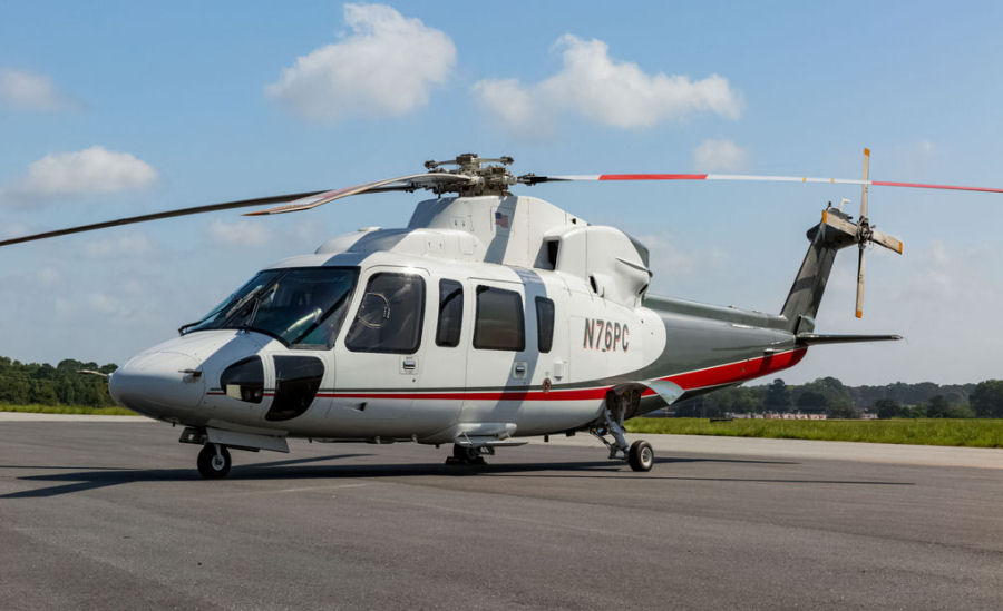 Helicopter Sikorsky S-76C Serial 760597 Register N76PC N71089. Built 2005. Aircraft history and location