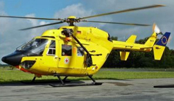 Helicopter MBB Bk117B-1 Serial 7205 Register ZK-HES D-HBAY LN-OSY D-HIMV used by ADAC Luftrettung ADAC (ADAC Air Rescue) ,MHS Helicopter Flugservice GmbH MHS. Built 1990. Aircraft history and location