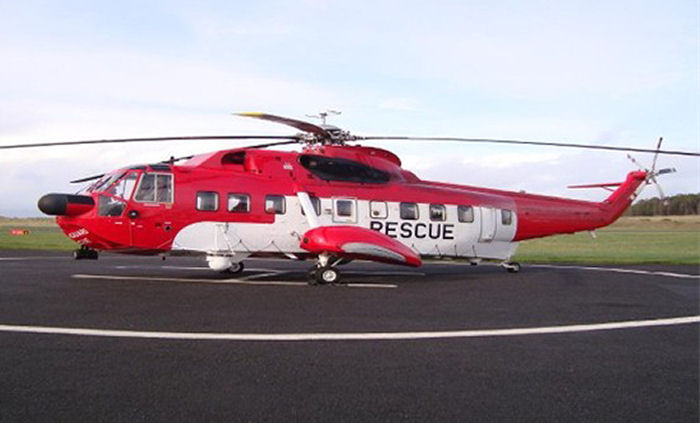 Helicopter Sikorsky S-61N Mk.II Serial 61-740 Register EI-CZN G-CBWC OY-HDO LN-OSU used by Garda Cósta na hÉireann IRCG (Irish Coast Guard) ,CHC Ireland ,CHC Scotia ,Air Greenland ,Helikopter Service. Built 1974. Aircraft history and location