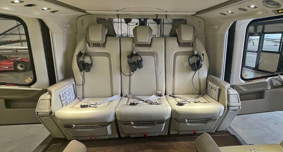 Helicopter AgustaWestland AW169 Serial 69020 Register G-MLAP used by Starspeed Ltd. Built 2017. Aircraft history and location