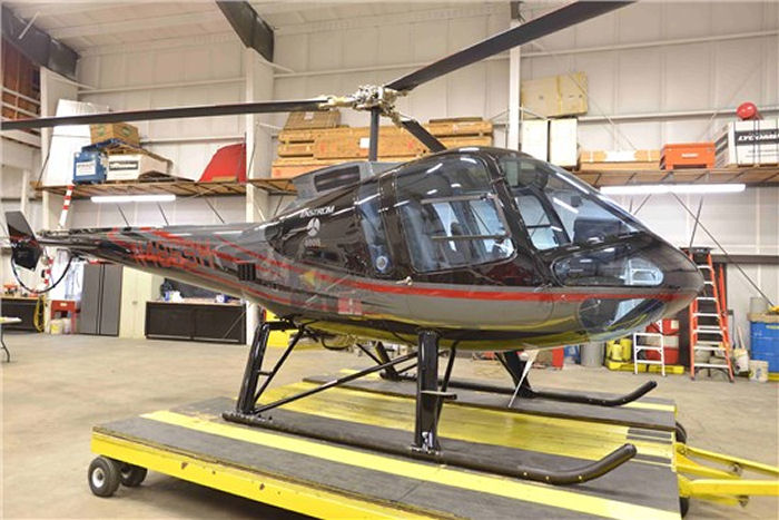 Helicopter Enstrom 480B Serial 5239 Register N486SH used by Sharkey’s Helicopters. Built 2017. Aircraft history and location