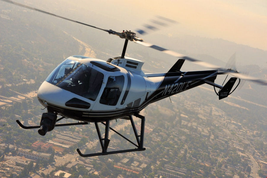Helicopter Enstrom 480B Serial 5101 Register N420LE used by State of California. Built 2006. Aircraft history