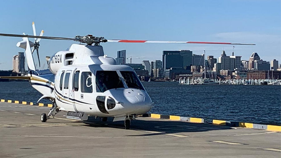 Helicopter Sikorsky S-76D Serial 761049 Register N76GV N7649Y used by SevenBar ,State of Utah ,Sikorsky Helicopters. Built 2014. Aircraft history and location