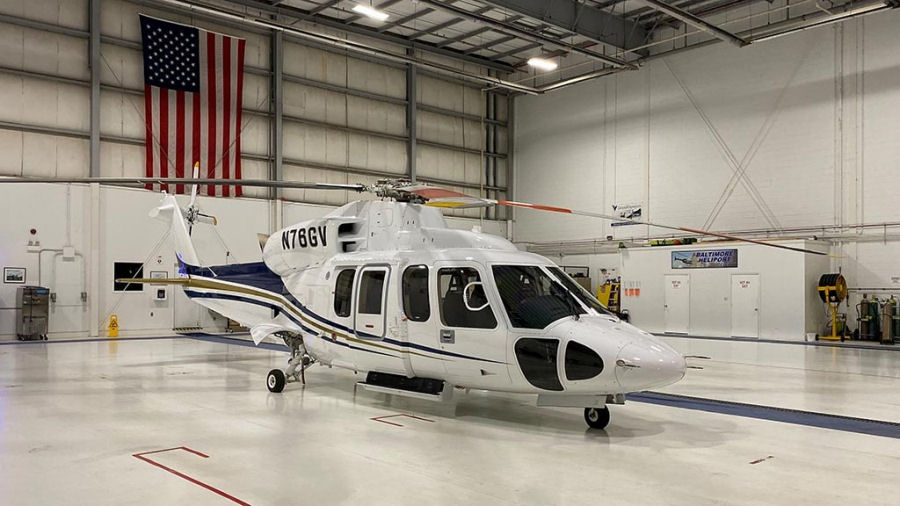 Helicopter Sikorsky S-76D Serial 761049 Register N76GV N7649Y used by SevenBar ,State of Utah ,Sikorsky Helicopters. Built 2014. Aircraft history and location