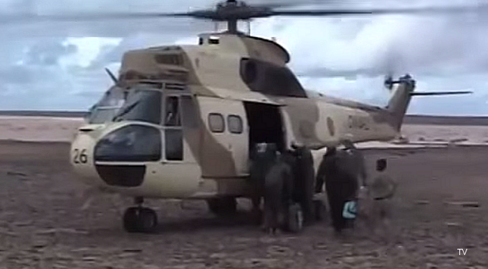 Detailed history and photos of helicopter Aerospatiale SA330G Puma Serial 1470 Register CN-ARZ used by Royal Moroccan Air Force RMAF Track service timeline and current status.