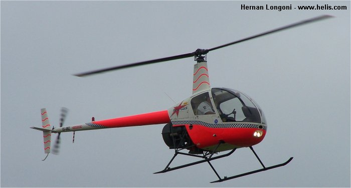 Helicopter Robinson R22 Beta II Serial 3071 Register LV-ANZ ZP-HRB used by Policia Nacional Paraguaya (Paraguay National Police). Aircraft history and location