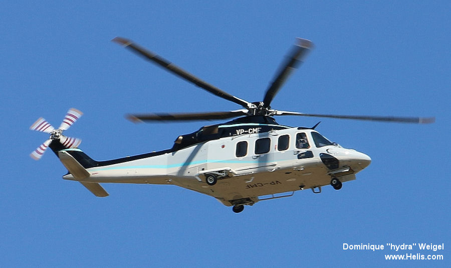 Helicopter AgustaWestland AW139 Serial 31881 Register VP-CMF. Built 2020. Aircraft history and location