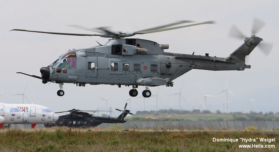 Photos of HH-101A Caesar in Italian Air Force helicopter service.