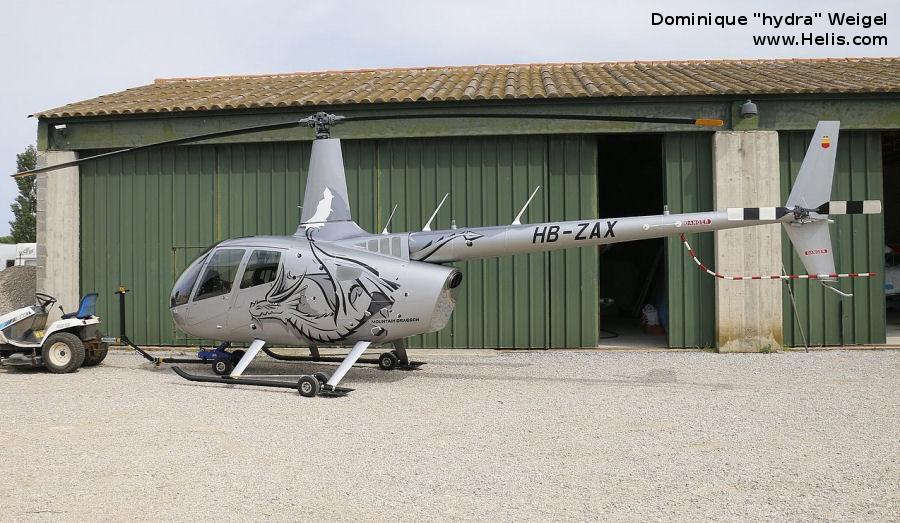 Helicopter Robinson R66 Turbine Serial 1040 Register HB-ZAX. Built 2021. Aircraft history and location