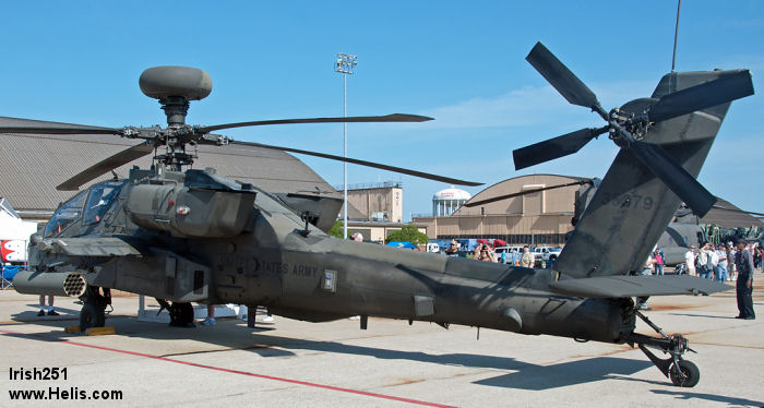 Helicopter Boeing AH-64D Apache Serial PVD379 Register 03-5379 used by US Army Aviation Army. Aircraft history and location