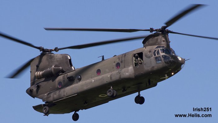 Helicopter Boeing CH-47D Chinook Serial M.3275 Register 88-00101 used by US Army Aviation Army. Aircraft history and location