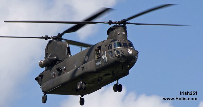 Helicopter Boeing CH-47D Chinook Serial M.3297 Register A15-151 89-00143 used by Australian Army Aviation (Australian Army) ,US Army Aviation Army. Aircraft history and location