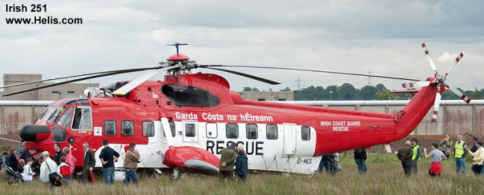 Helicopter Sikorsky S-61N Mk.II Serial 61-776 Register N908CH N493RC C-GSVO EI-MES G-BXAE LN-OQO used by CHI Aviation (Construction Helicopters Inc) ,Carson Helicopters ,CHC (Canadian Helicopter Corporation) ,Garda Cósta na hÉireann IRCG (Irish Coast Guard) ,CHC Ireland ,CHC Scotia ,Helikopter Service. Built 1977. Aircraft history and location