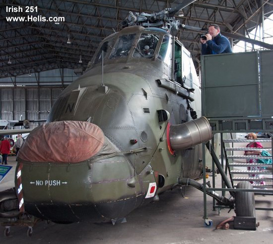 Helicopter Westland Wessex HC.2 Serial wa139 Register XR517 used by Everett Aero ,Royal Air Force RAF. Built 1964. Aircraft history and location