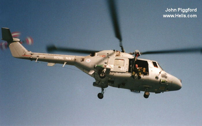 Helicopter Westland Lynx HAS2 Serial 004 Register XZ229 used by Fleet Air Arm RN (Royal Navy). Built 1976. Aircraft history and location