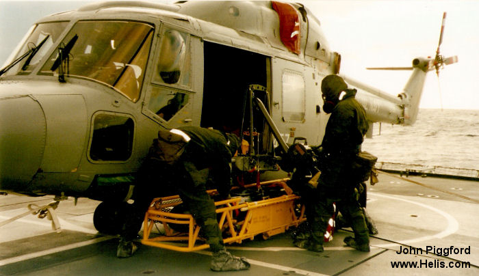 Helicopter Westland Lynx HAS2 Serial 004 Register XZ229 used by Fleet Air Arm RN (Royal Navy). Built 1976. Aircraft history and location