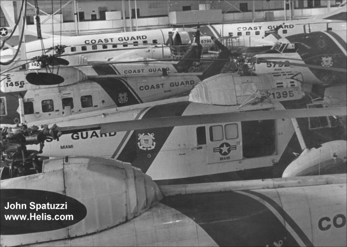 Helicopter Sikorsky HH-52A Sea Guard Serial 62-076 Register 1395 used by US Coast Guard USCG. Aircraft history and location