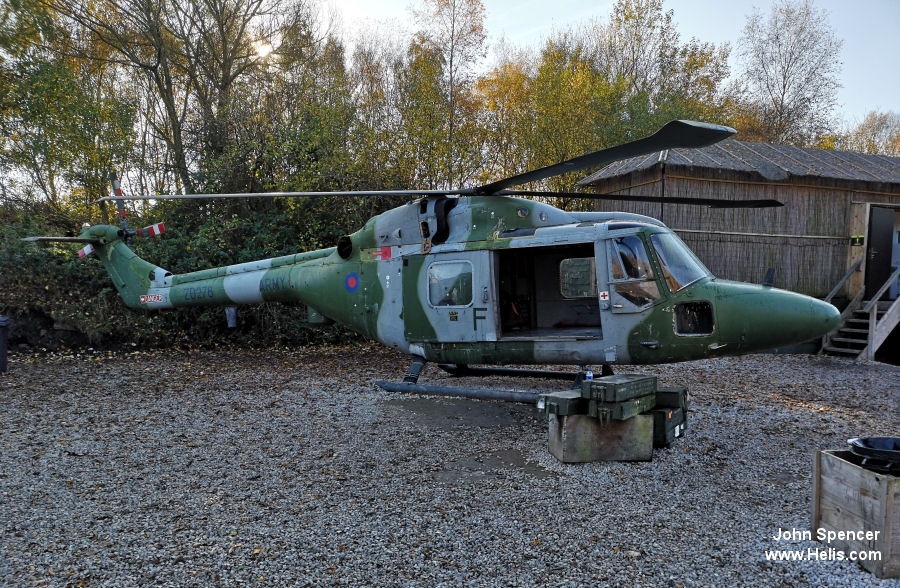 Helicopter Westland Lynx AH1 Serial 294 Register ZD278 used by Army Air Corps AAC (British Army). Built 1983. Aircraft history and location