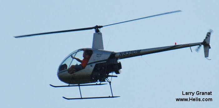 Helicopter Robinson R22 Beta II Serial 2665 Register N8350M. Built 1997. Aircraft history and location