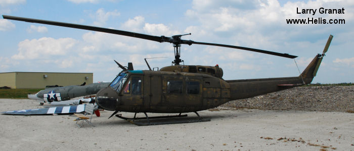 Helicopter Bell UH-1H Iroquois Serial 10874 Register 68-16215 used by US Army Aviation Army. Aircraft history and location