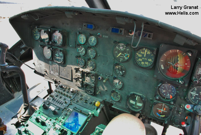 Bell UH-1H Iroquois cockpit