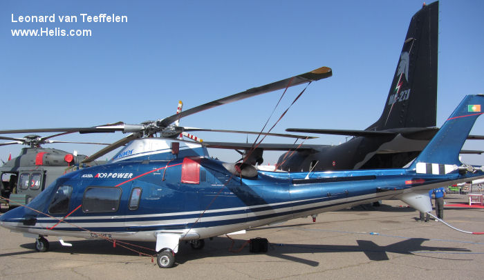 Helicopter Agusta A109E Power Serial 11083 Register CS-HER. Aircraft history and location