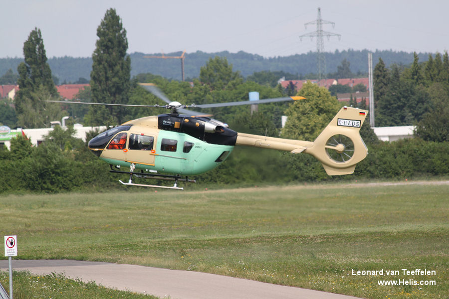 Helicopter Airbus H145D2 / EC145T2 Serial 20007 Register D-HADS used by Airbus Helicopters Deutschland GmbH (Airbus Helicopters Germany) ,Eurocopter Deutschland GmbH (Eurocopter Germany). Aircraft history and location