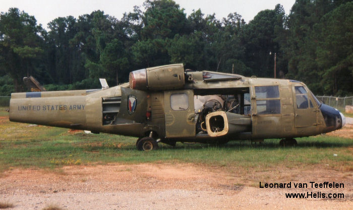 Helicopter Boeing-Vertol 179 / YUH-61A Serial  Register 73-21658 used by US Army Aviation Army. Built 1975. Aircraft history and location