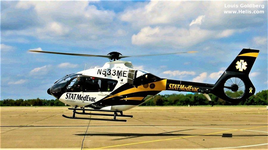 Helicopter Airbus H135 / EC135T3H Serial 2133 Register N533ME used by STAT MedEvac ,Airbus Helicopters Inc (Airbus Helicopters USA). Built 2020. Aircraft history and location