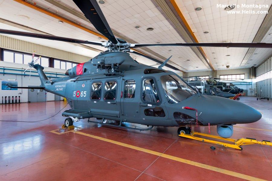 Helicopter AgustaWestland AW139M Serial 31931 Register MM82013 used by Aeronautica Militare Italiana AMI (Italian Air Force). Aircraft history and location