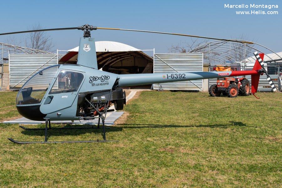 Helicopter Robinson R22 Beta Serial I-6392 Register I-6392. Aircraft history and location