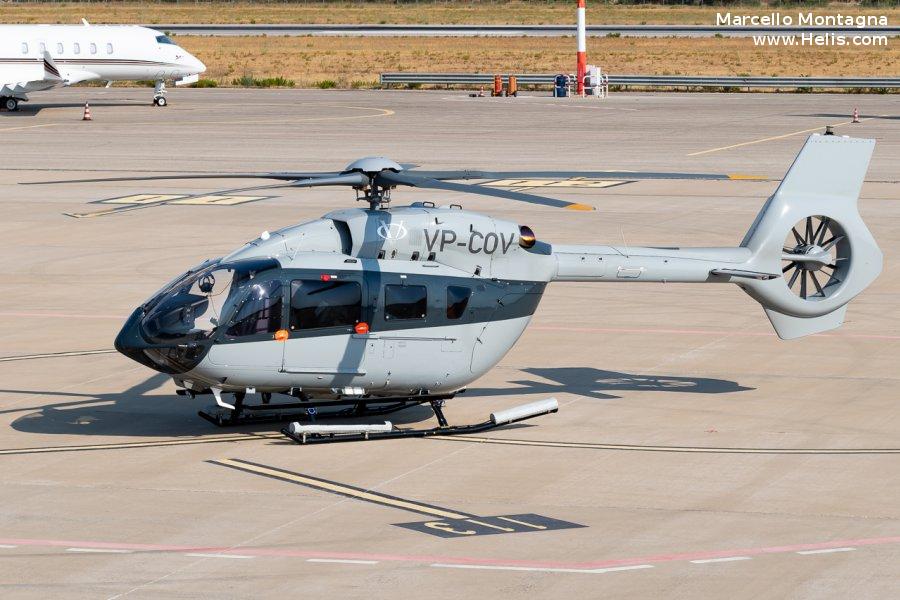 Helicopter Airbus H145D3  Serial 21043 Register VP-COV. Built 2021. Aircraft history and location