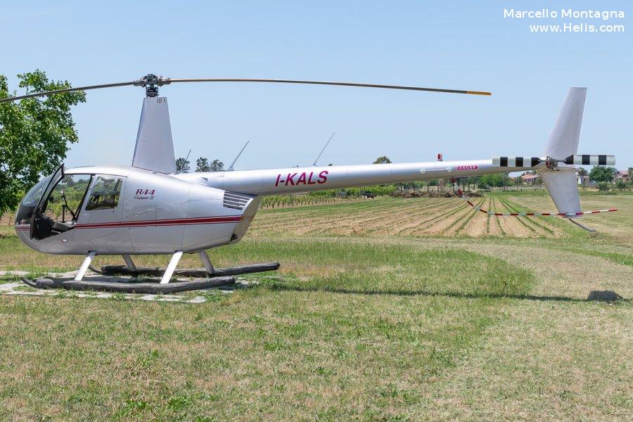 Helicopter Robinson R44 Clipper II Serial 11331 Register YR-EDM I-KALS. Built 2006. Aircraft history and location