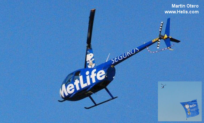 Helicopter Robinson R44 II Serial 12372 Register LV-BSB N41280 used by Robinson Helicopter. Built 2008. Aircraft history and location
