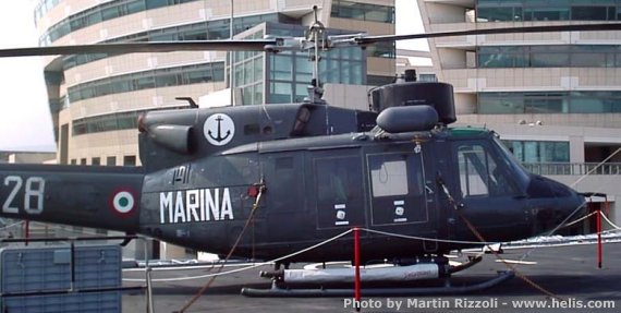 Agusta AB 212 Italian Navy cruiser Vittorio Veneto