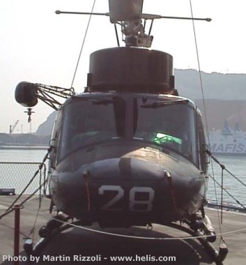 Agusta AB 212 Italian Navy cruiser Vittorio Veneto