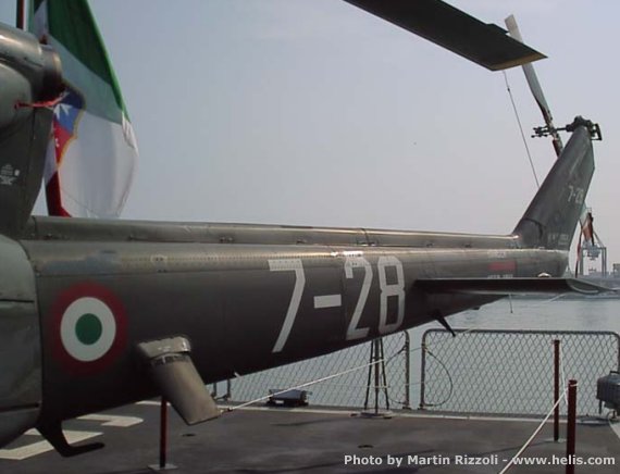 Agusta AB 212 Italian Navy cruiser Vittorio Veneto