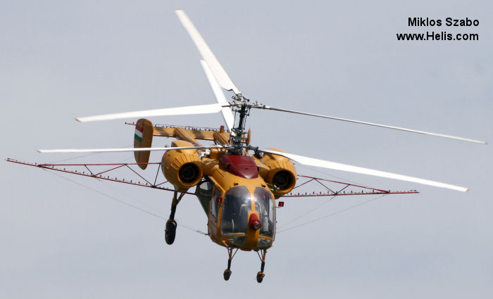 Helicopter Kamov ka-26 Serial 7806403 Register HA-MPZ. Aircraft history and location