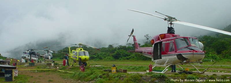 helicopter parking zone