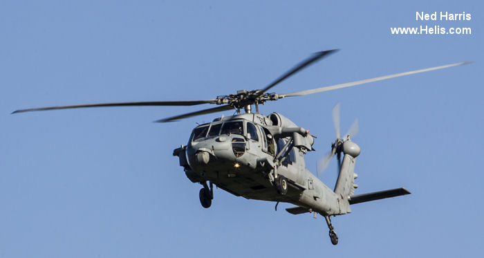 Helicopter Sikorsky MH-60S Seahawk Serial unknown Register 166357 used by US Navy USN. Aircraft history and location