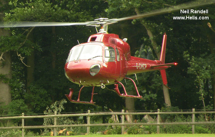 Helicopter Aerospatiale AS355F Ecureuil 2 Serial 5249 Register G-OHCP G-BTVS G-STVE G-TOFF G-BKJX used by Atlas Helicopters ,McAlpine Helicopters. Built 1982. Aircraft history and location