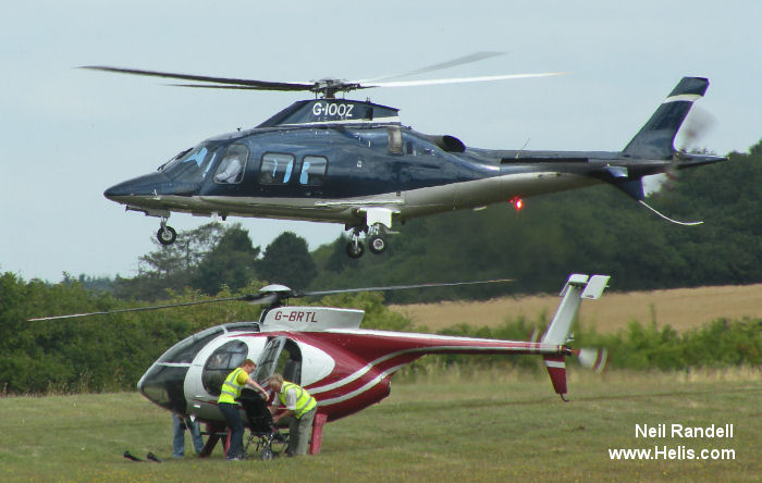 Helicopter AgustaWestland AW109S Grand Serial 22090 Register G-IOOZ N109GR. Built 2008. Aircraft history and location